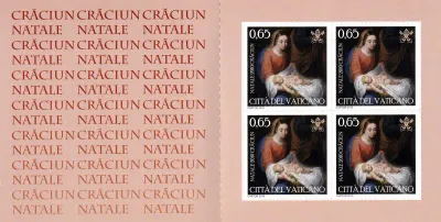 Vatican City 2010 Christmas - Paintings Self-Adhesive (bkl). MNH(**)