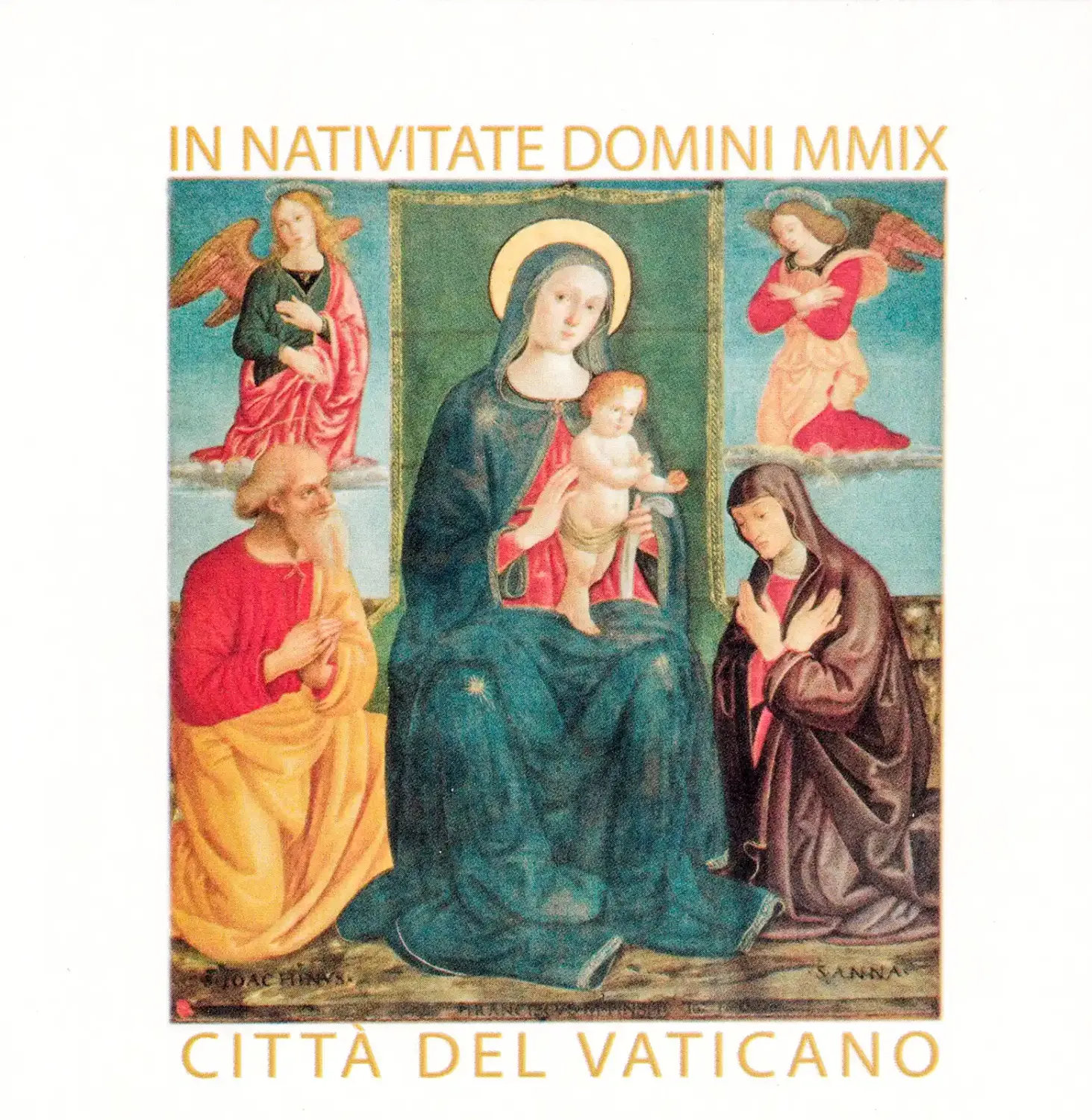 Vatican City 2009 Christmas - Paintings (bkl). MNH(**) Vatican City 2009 Christmas - Paintings (bkl). MNH(**)