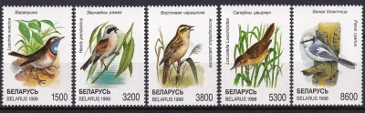 Belarus 1998 Birds of Belarus. (5v)-MNH(**) Belarus 1998 Birds of Belarus. (5v)-MNH(**)