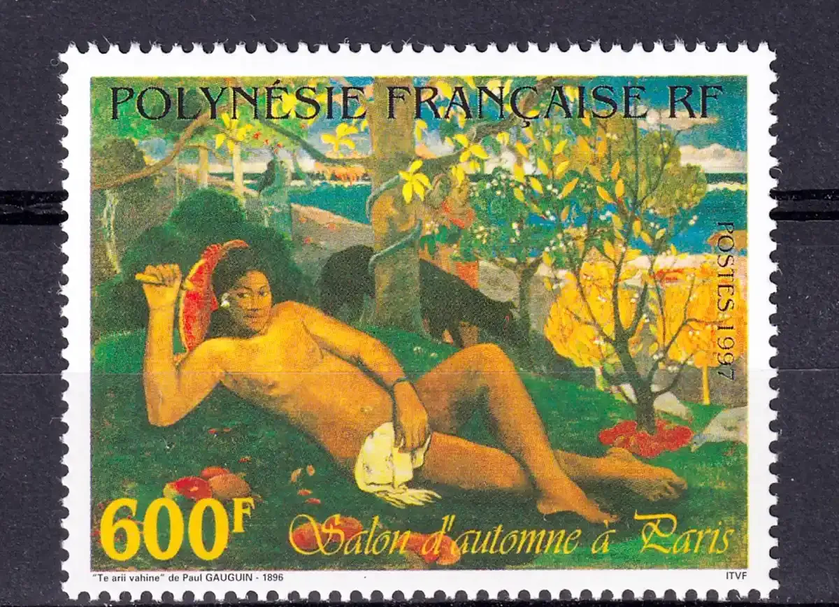 France (French Polynesia) 1997 Autumn Salon, Paris (1v)-MNH(**) France (French Polynesia) 1997 Autumn Salon, Paris (1v)-MNH(**)