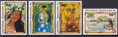 France (French Polynesia) 1996 Artists in Polynesia. Paintings (4v)-MNH(**) France (French Polynesia) 1996 Artists in Polynesia. Paintings (4v)-MNH(**)