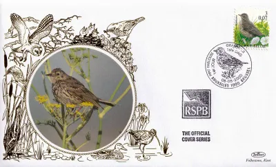 Belgium 2000 Birds Silk FDC Belgium 2000 Birds Silk FDC