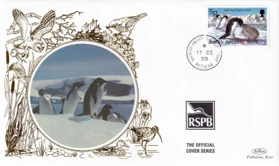 British Antarctic 1994 Birds Silk FDC British Antarctic 1994 Birds Silk FDC