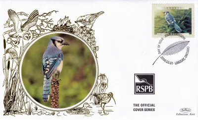 Canada 2000 Birds Silk FDC Canada 2000 Birds Silk FDC