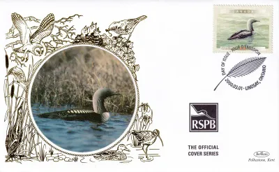 Canada 2000 Birds Silk FDC