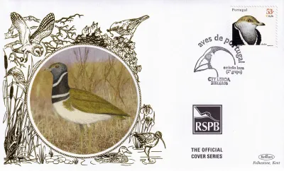 Portugal 2001 Birds Silk FDC Portugal 2001 Birds Silk FDC