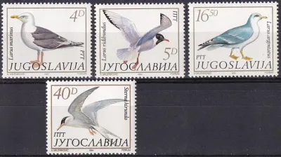 Yugoslavia 1984 Birds - Seagulls (4v). MNH(**) Yugoslavia 1984 Birds - Seagulls (4v). MNH(**)
