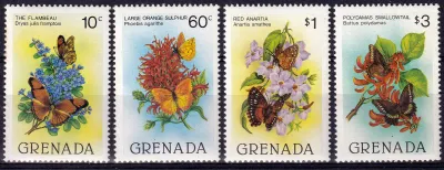 Grenada 1982 Butterflies - MNH(**) Grenada 1982 Butterflies - MNH(**)