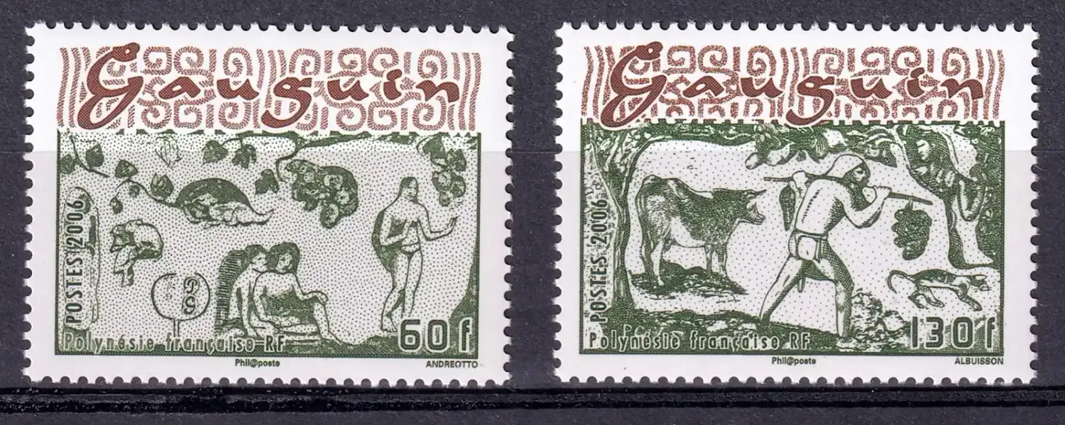 France (French Polynesia) 2006 Paul Gauguin, Artist, Painter &amp; Sculptor. (2v)-MNH(**)