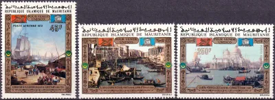 Mauritania 1972 Airmail - UNESCO Campaign "Save Venice" (3v). MNH(**) Mauritania 1972 Airmail - UNESCO Campaign "Save Venice" (3v). MNH(**)