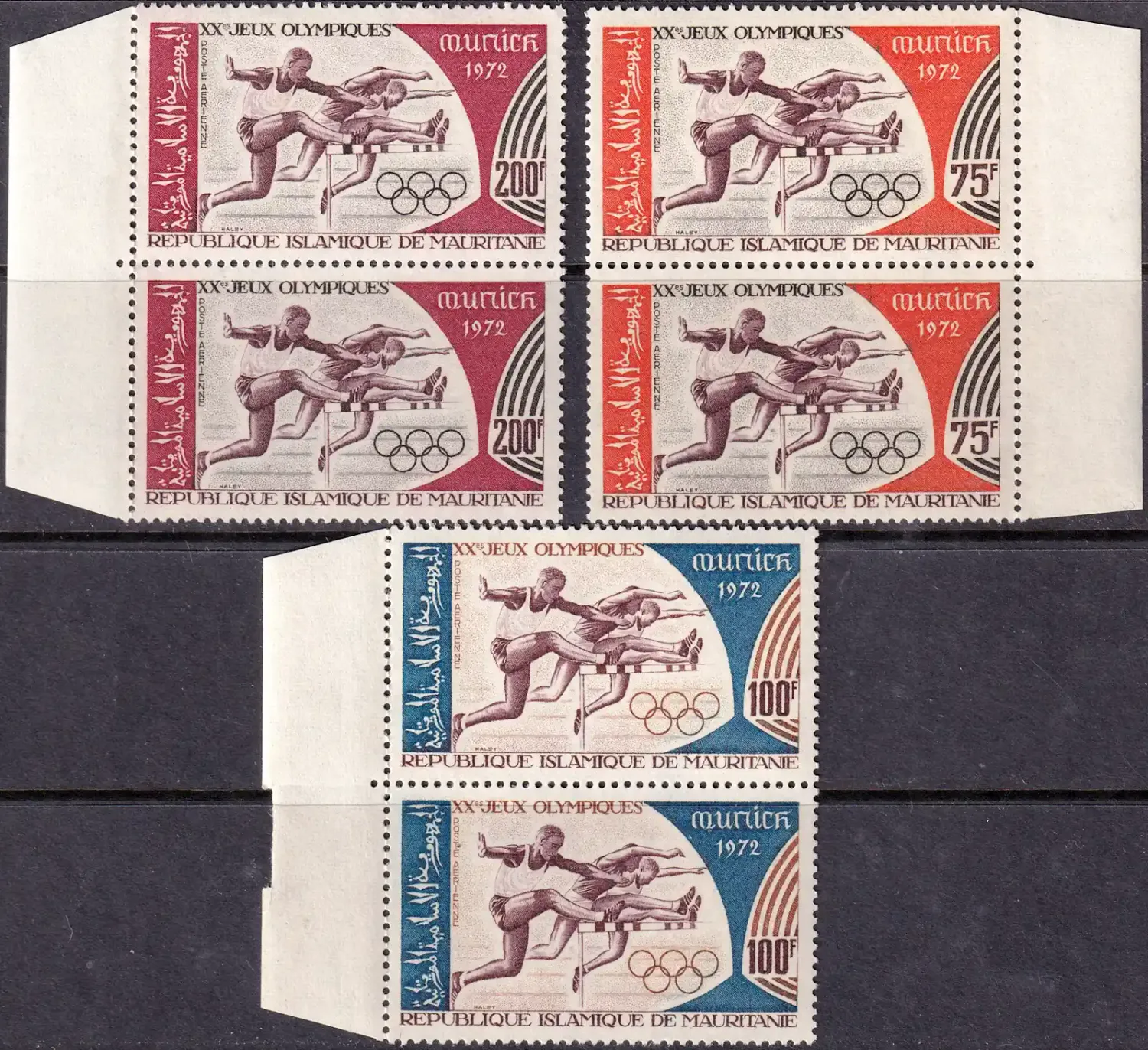 Mauritania 1972 Airmail - Olympic Games - Munich, Germany (3v). MNH(**) Mauritania 1972 Airmail - Olympic Games - Munich, Germany (3v). MNH(**)