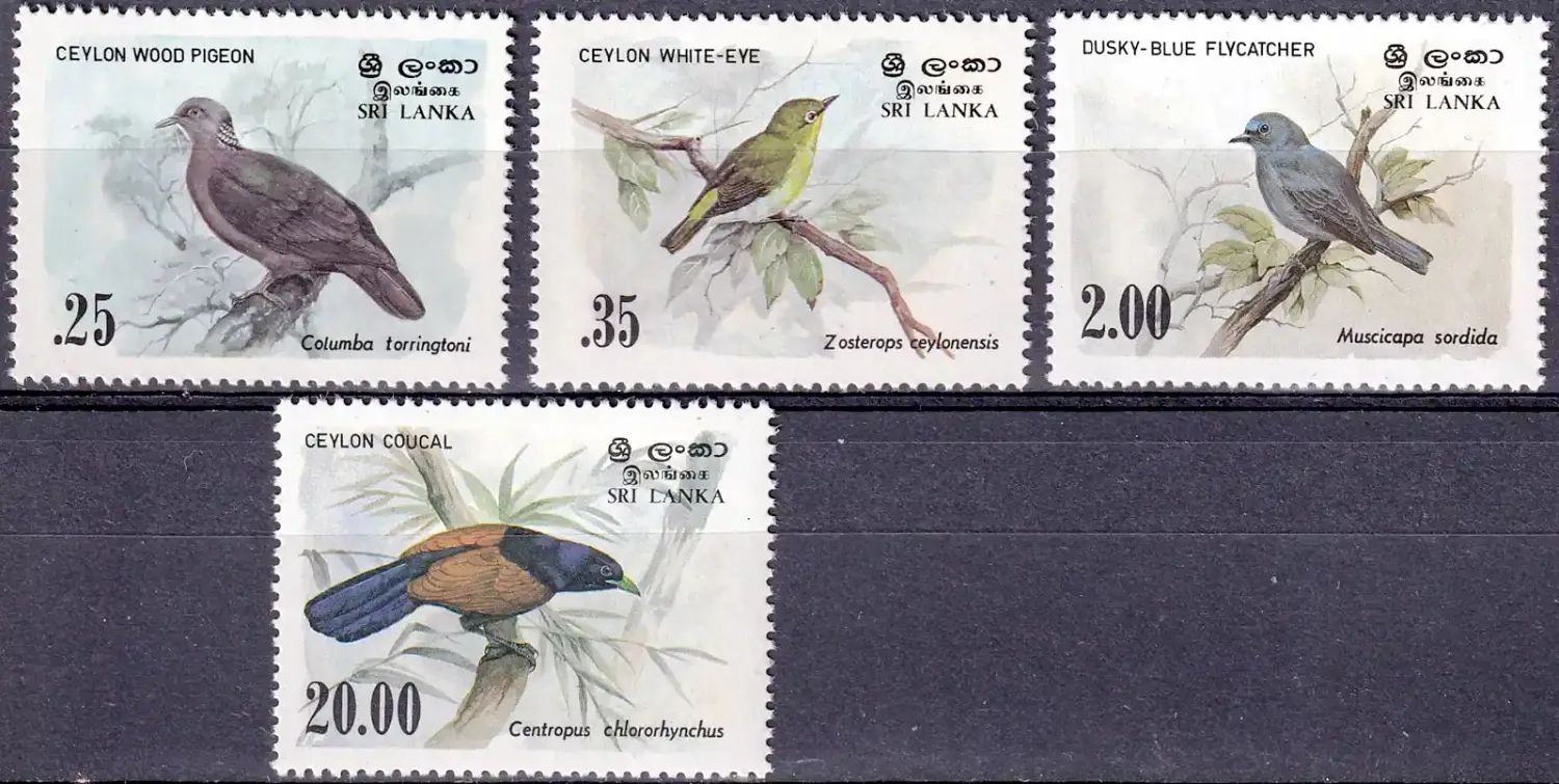 Sri Lanka 1983 Birds (4v). MNH(**) Sri Lanka 1983 Birds (4v). MNH(**)