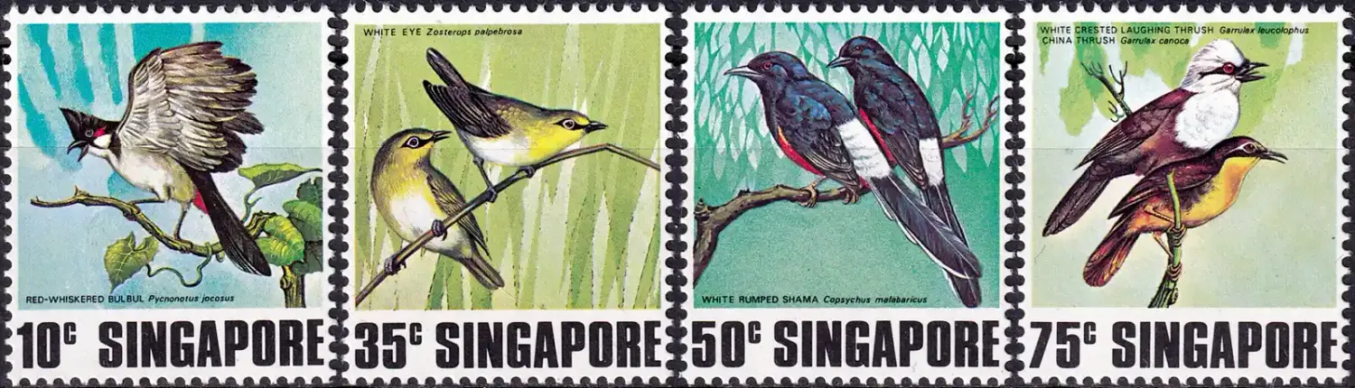 Singapore 1978 Songbirds (4v). MNH(**) Singapore 1978 Songbirds (4v). MNH(**)