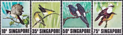 Singapore 1978 Songbirds (4v). MNH(**) Singapore 1978 Songbirds (4v). MNH(**)