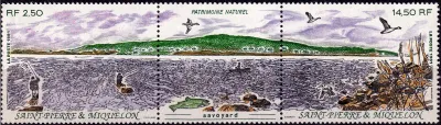 St. Pierre et Miquelon 1991 Natural Heritage, Birds (2v). MNH(**) St. Pierre et Miquelon 1991 Natural Heritage, Birds (2v). MNH(**)