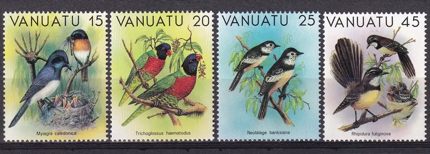Vanuatu 1982 Birds (4v). MNH(**) Vanuatu 1982 Birds (4v). MNH(**)