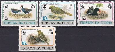 Tristan da Cunha 1991 WWF, Birds. MNH(**) Tristan da Cunha 1991 WWF, Birds. MNH(**)