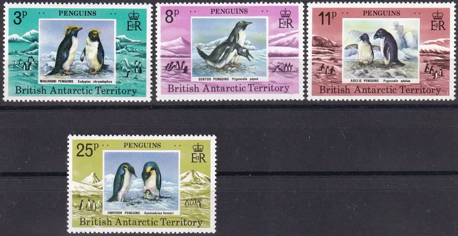 British Antarctic: 1979 Penguins, Birds. MNH(**) British Antarctic: 1979 Penguins, Birds. MNH(**)