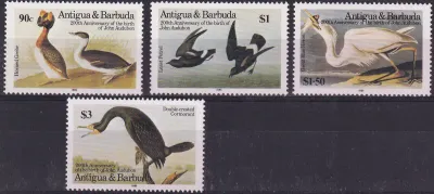 Antigua & Barbuda 1985 Birds - Birth of John James Audubon (v4). MNH(**) Antigua & Barbuda 1985 Birds - Birth of John James Audubon (v4). MNH(**)