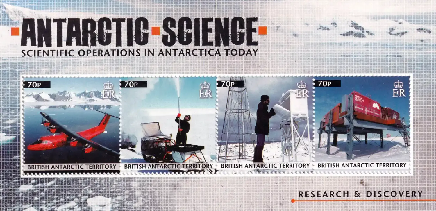 British Antarctic: 2011 Antarctic Science. (ss/4v) MNH(**) British Antarctic: 2011 Antarctic Science. (ss/4v) MNH(**)