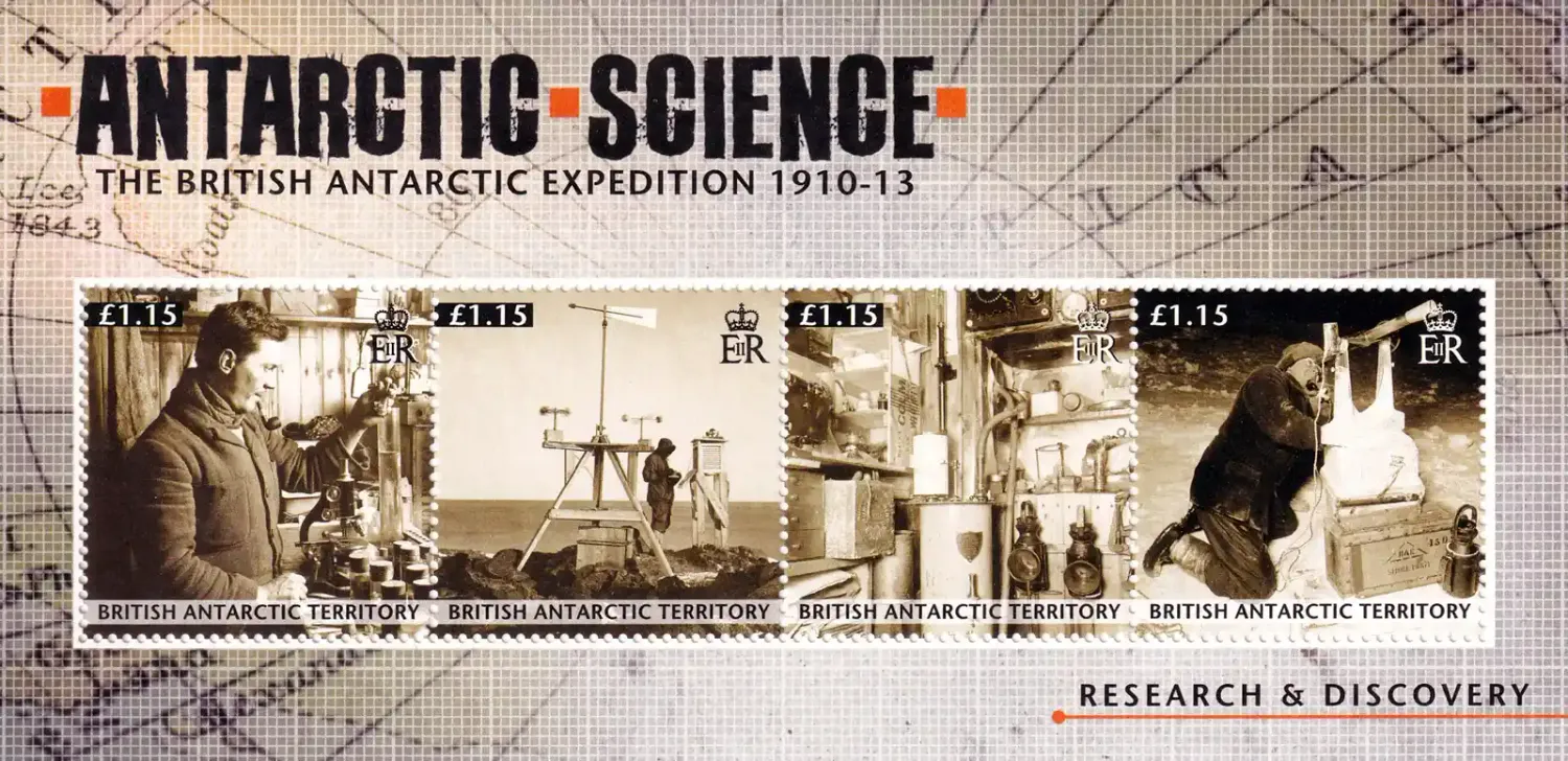 British Antarctic: 2011 Antarctic Science. (ss/4v) MNH(**) British Antarctic: 2011 Antarctic Science. (ss/4v) MNH(**)