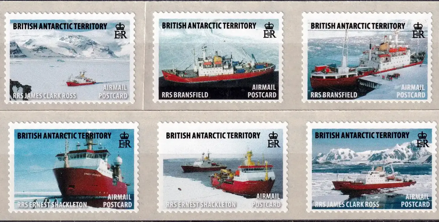 British Antarctic: 2011 Royal Research Ships. (6v) MNH(**) British Antarctic: 2011 Royal Research Ships. (6v) MNH(**)