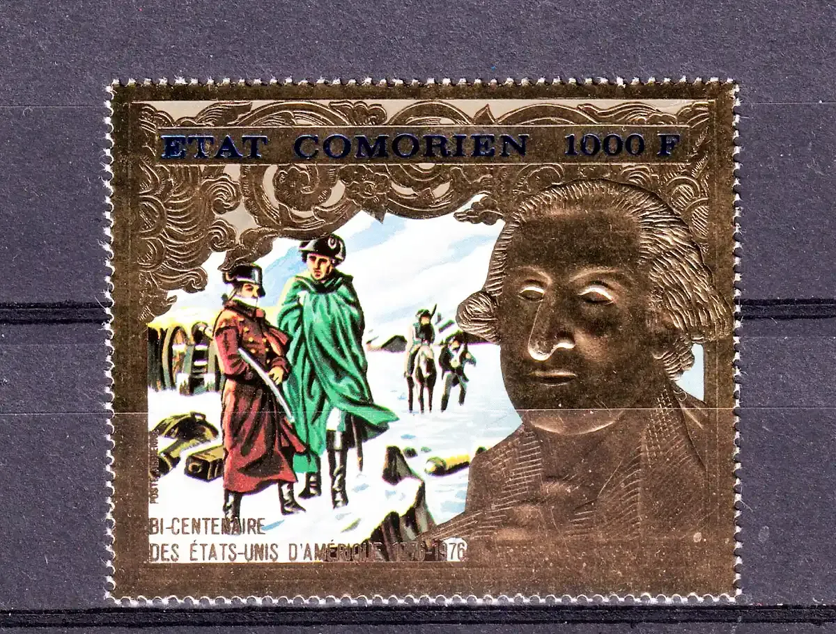 Comoro Islands 1976 Airmail - The 200th Anniv of Independence of the United States of America (1v) MNH(**) Comoro Islands 1976 Airmail - The 200th Anniv of Independence of the United States of America (1v) MNH(**)