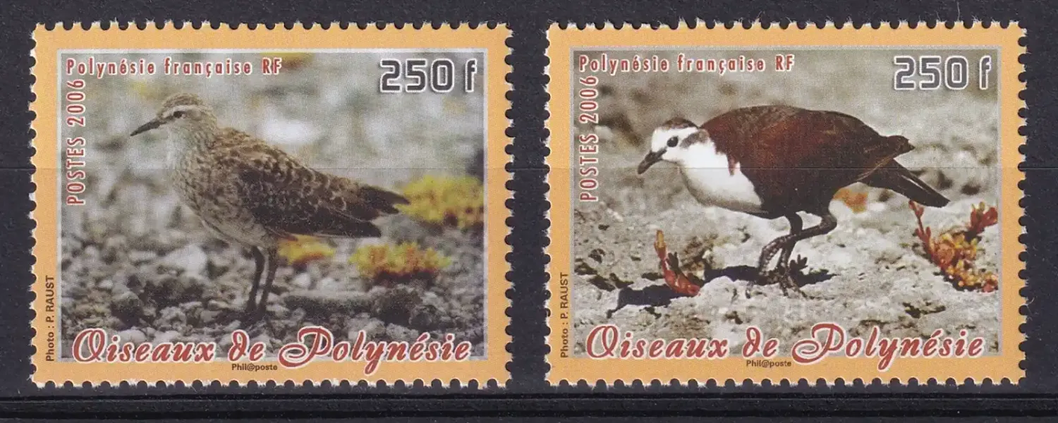 France (French Polynesia) 2006 Birds of Polynesia (2v)-MNH(**) France (French Polynesia) 2006 Birds of Polynesia (2v)-MNH(**)