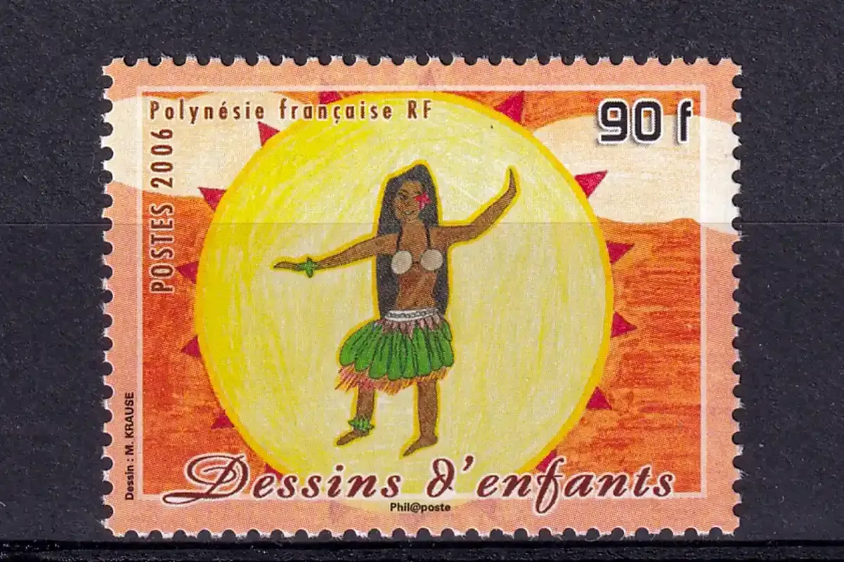 France (French Polynesia) 2006 Children's Drawings (4v)-MNH(**) France (French Polynesia) 2006 Children's Drawings (4v)-MNH(**)