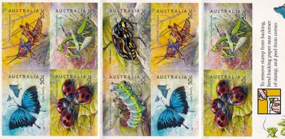 Australia 2003 Bugs & Butterflies (bklt/10v). MNH(**)