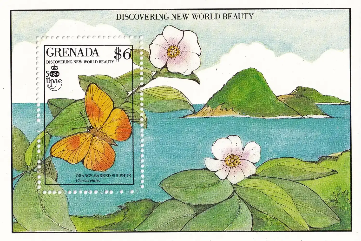 Grenada 1990 - Butterflies (ss/1v) - MNH(**) Grenada 1990 - Butterflies (ss/1v) - MNH(**)