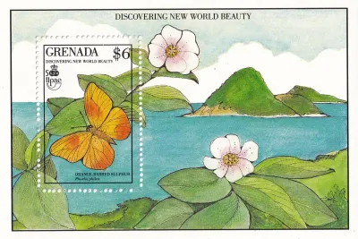 Grenada 1990 - Butterflies (ss/1v) - MNH(**)