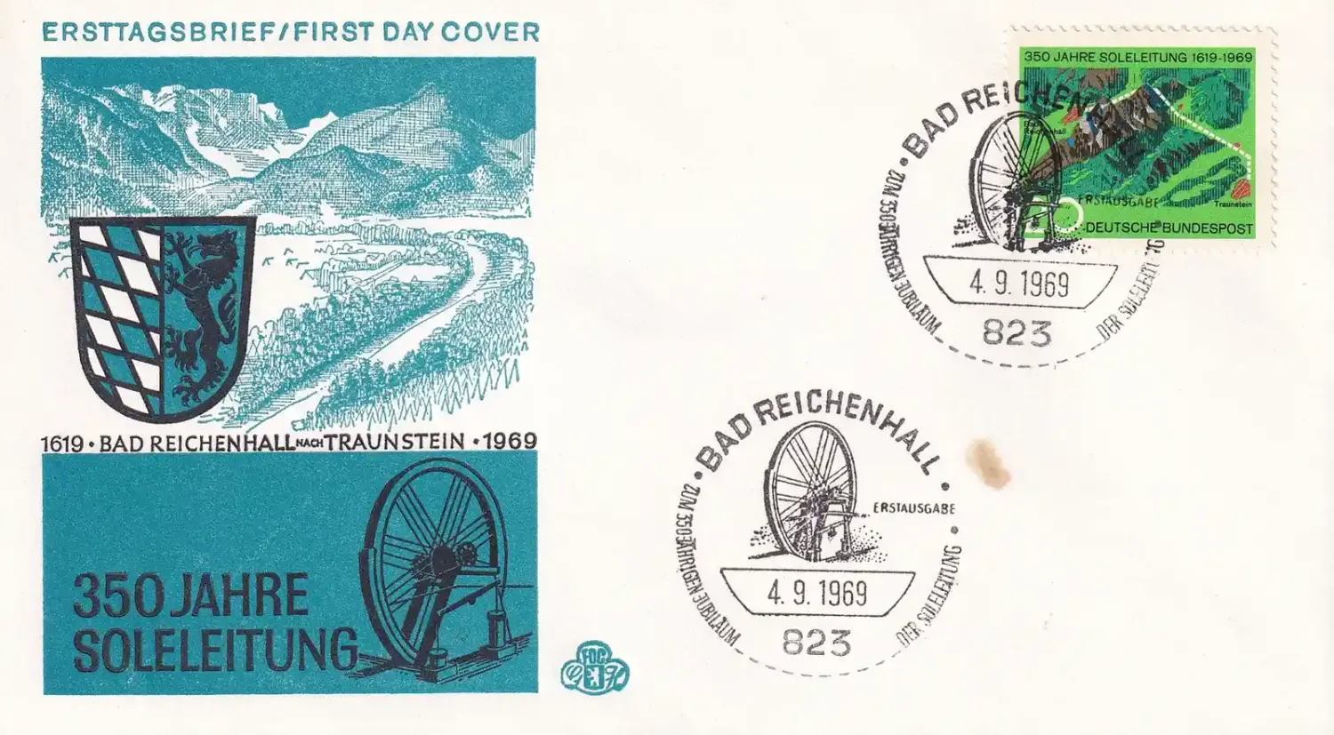 Germany 1969 Saltmaking FDC Germany 1969 Saltmaking FDC
