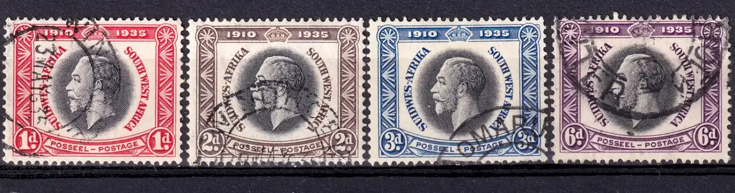 South West Africa 1935 The 25th Anniv of the Reign of King George V - FVU South West Africa 1935 The 25th Anniv of the Reign of King George V - FVU