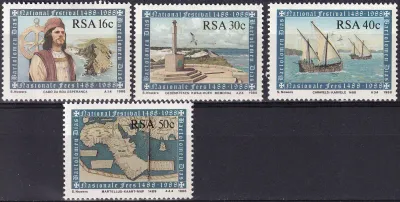 South Africa 1988 The 500th Anniv of Discovery of Cape of Good Hope by Bartolomeu Dias (4v)-MNH(**)