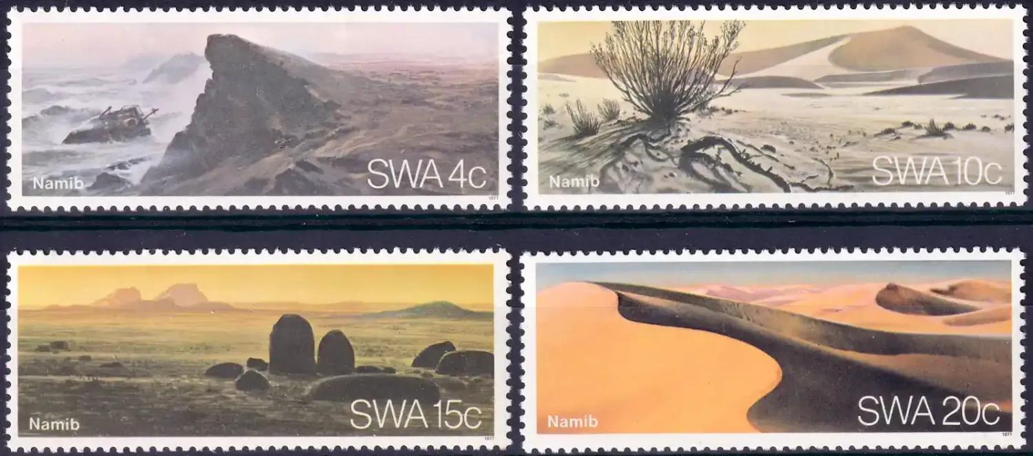 South West Africa 1977 Namib Desert (4v). MNH(**)