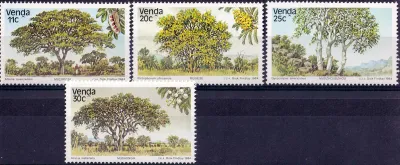 Venda 1984 Trees (4v). MNH(**) Venda 1984 Trees (4v). MNH(**)