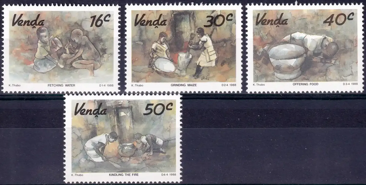 Venda 1988 Art (4v). MNH(**) Venda 1988 Art (4v). MNH(**)