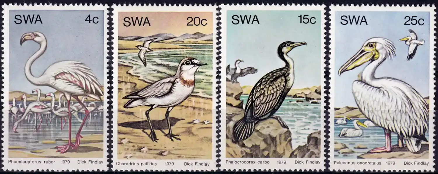 South West Africa 1979 Water Birds (4v). MNH(**)