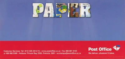 South Africa 2012 Booklet, 8th Definitive, 100 stamps (bklt/100v) -MNH(**). (Printed 2012-01-12)