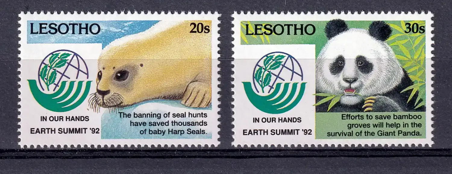 Lesotho 1993 United Nations Conference on Environment and Development, Rio de Janeiro, 1992-MNH(**) Lesotho 1993 United Nations Conference on Environment and Development, Rio de Janeiro, 1992-MNH(**)