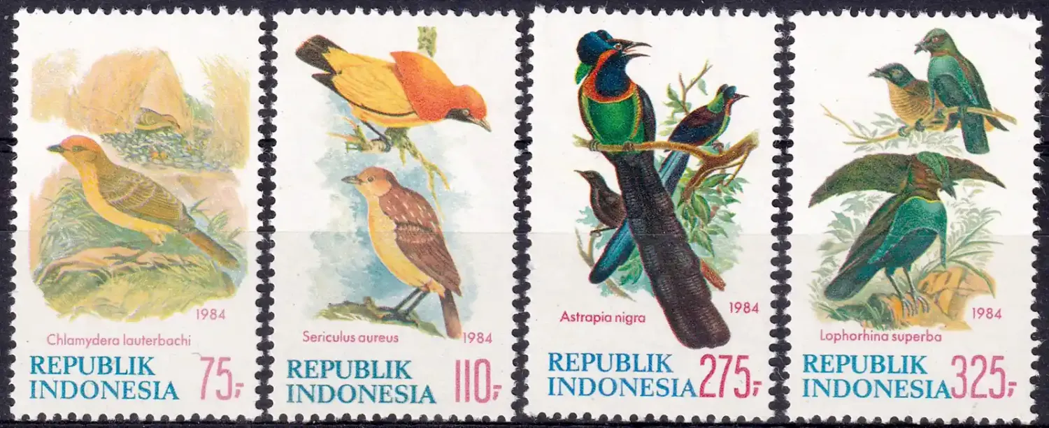 Indonesia 1984 Birds. MNH