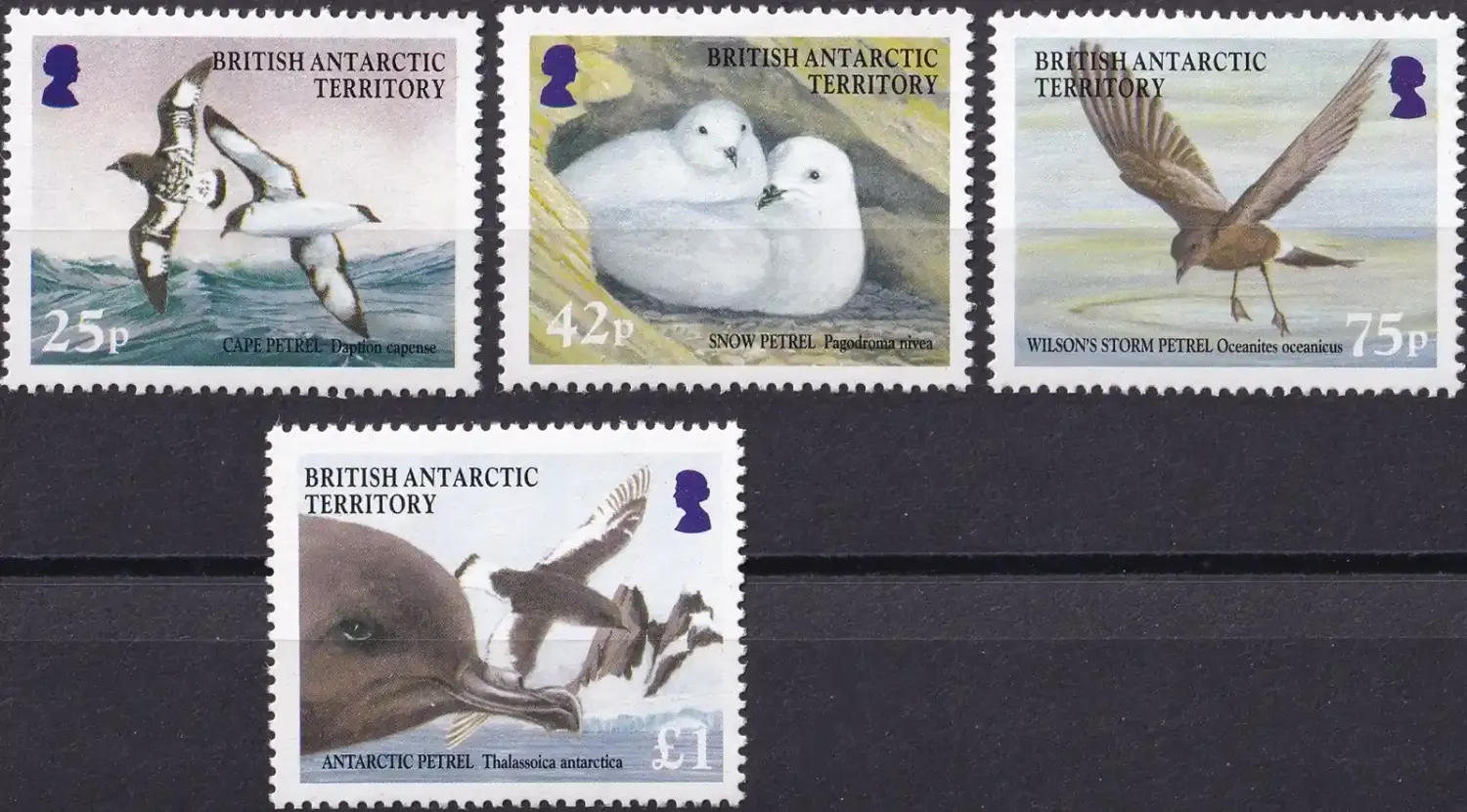 British Antarctic: 2005 Conservation Organization "Birds" (4v) MNH(**)