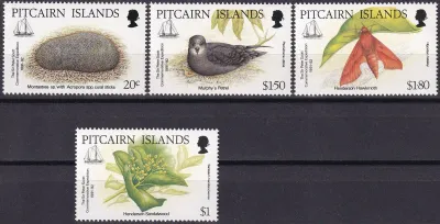 Pitcairn Islands 1992 The Sir Peter Scott Memorial Expedition to Henderson Island. Birds, Moths, Flora MNH(**) Pitcairn Islands 1992 The Sir Peter Scott Memorial Expedition to Henderson Island. Birds, Moths, Flora MNH(**)