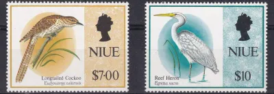 Niue 1993 Birds (2v). MNH(**) Niue 1993 Birds (2v). MNH(**)