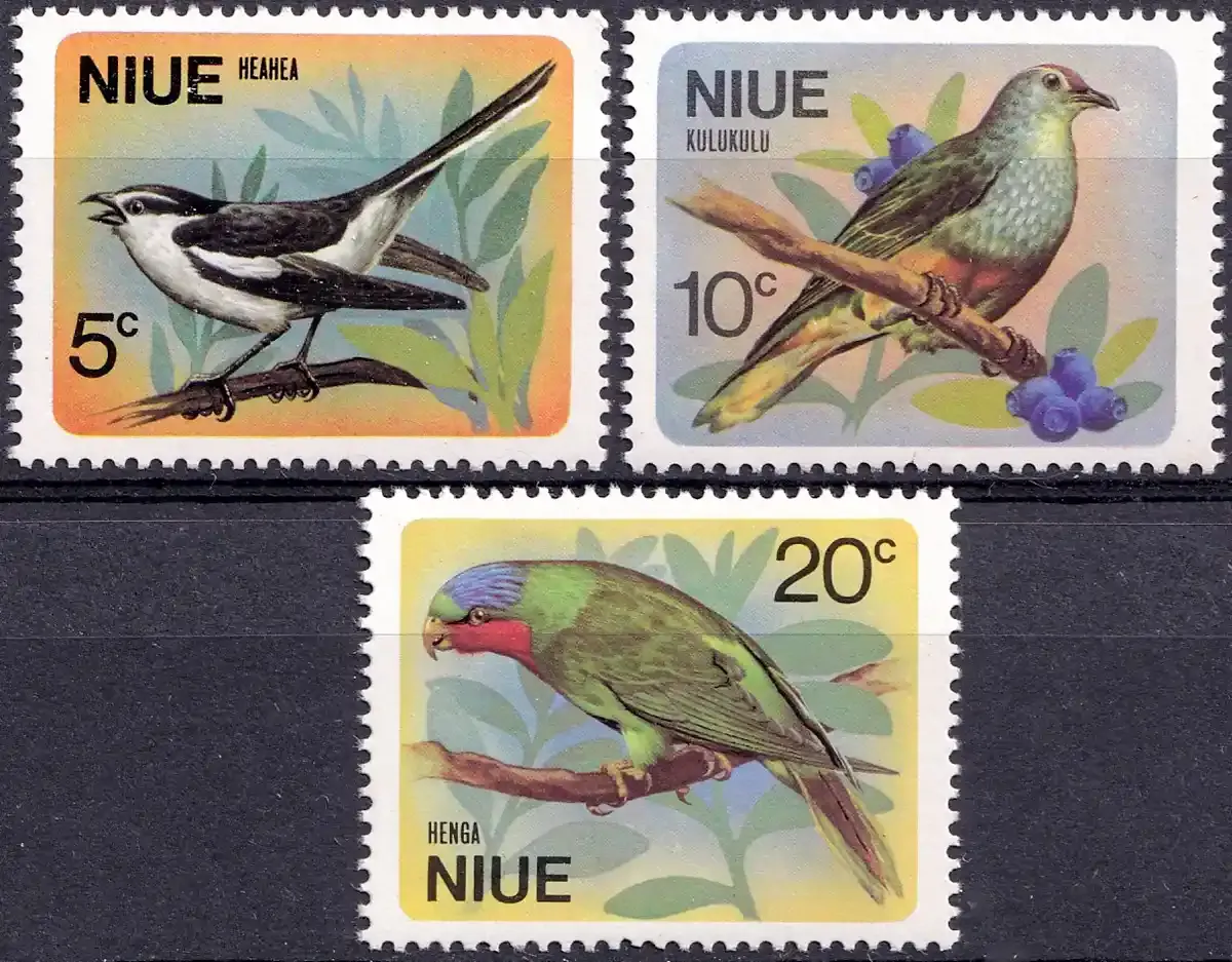 Niue 1991 Birds (3v). MNH(**) Niue 1991 Birds (3v). MNH(**)