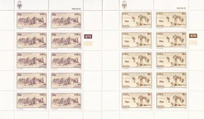 South West Africa 1983 Diamond Findings in Luderitz (Full/Sheets). MNH(**)
