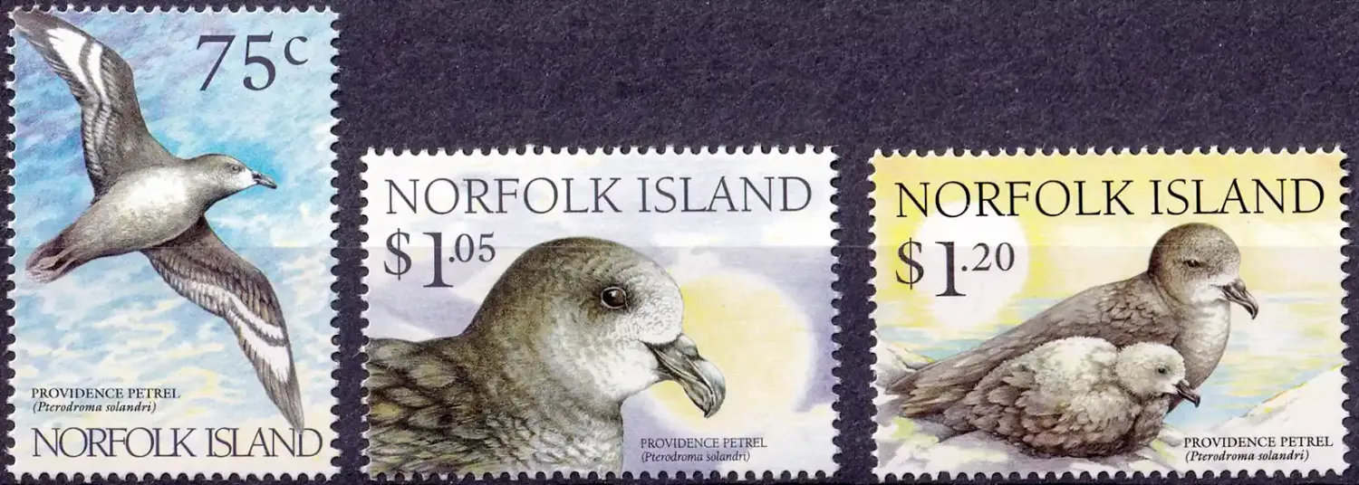 Norfolk Island 1999 Native Birds (3v). MNH(**) Norfolk Island 1999 Native Birds (3v). MNH(**)