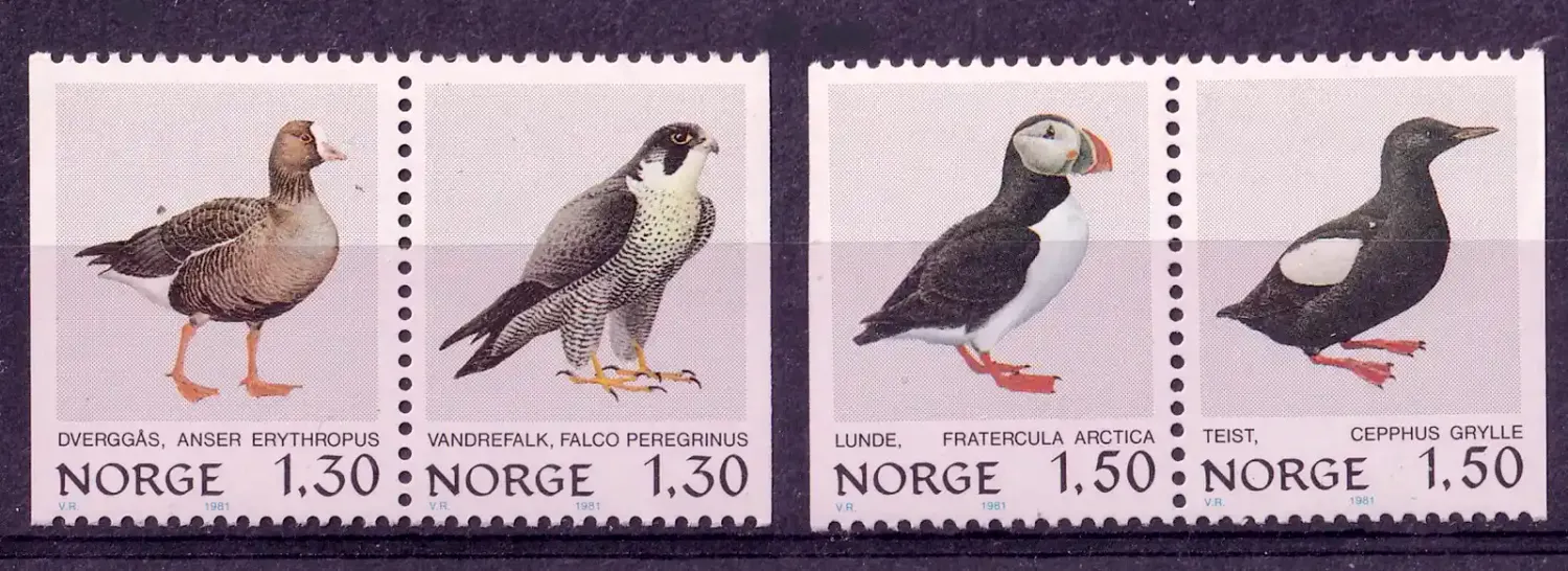 Norway 1981 Birds. MNH(**) Norway 1981 Birds. MNH(**)