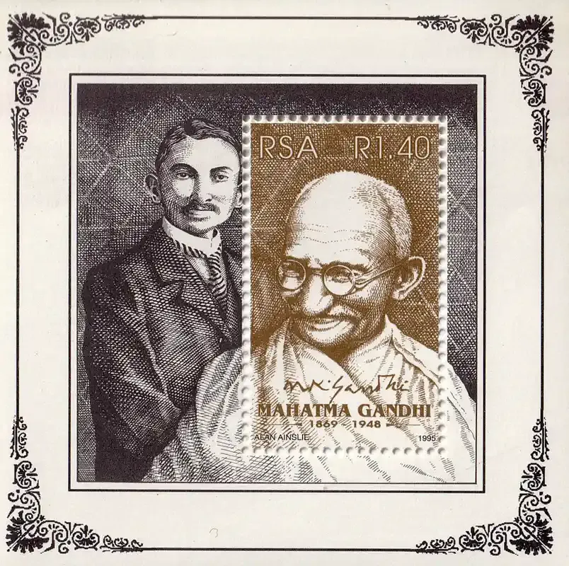 South Africa 1995 The 125th Birth Anniversary (1994) of Mahatma Gandhi (ss)-MNH(**) South Africa 1995 The 125th Birth Anniversary (1994) of Mahatma Gandhi (ss)-MNH(**)